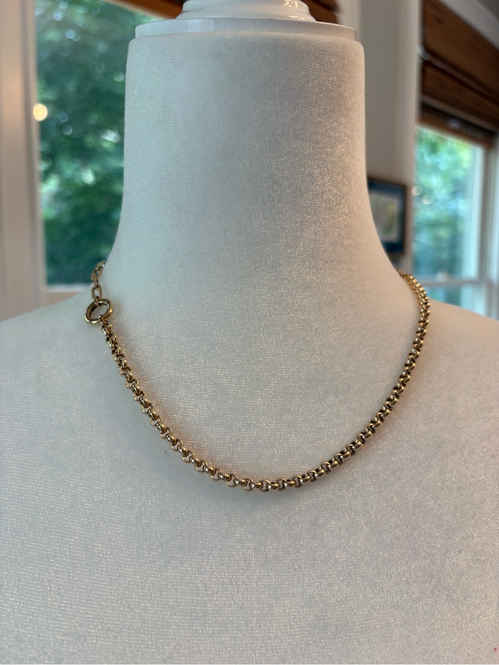 Lindsey Leigh 14k Paper Clip Rolo Chain Necklace — image 6 of 8